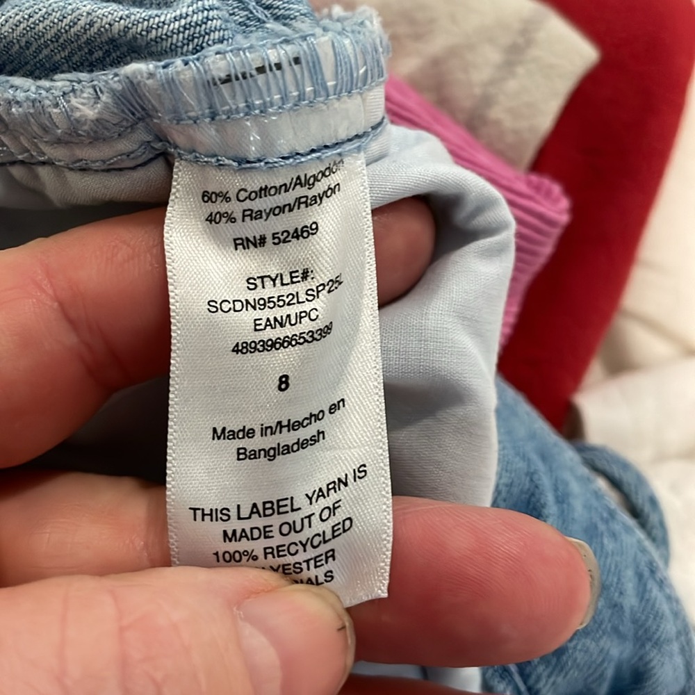 Scoop wide leg size 8 light wash 31” inseam Jean - Picture 5 of 5